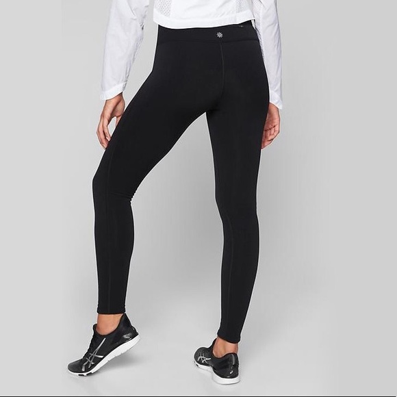 Athleta Pants - Athleta polartek Black full length leggings